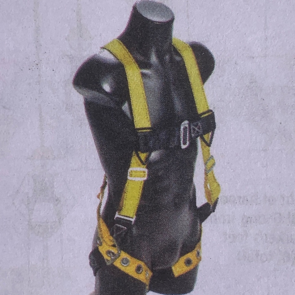 Qualcraft Guardian Fall Protection Safety Gear Velocity Harness S - L NEW Yellow